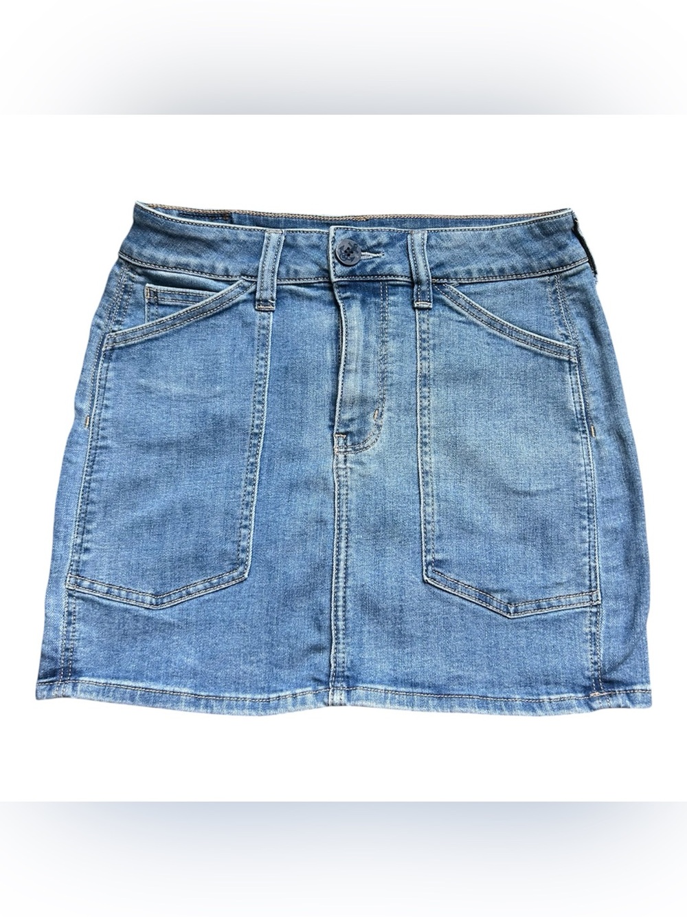American Eagle High-Rise Mini Denim Skirt Size 4